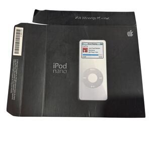 VTG Apple iPod Nano 2GB Retail Box Only no Inserts or Device Packaging MA004LL/A